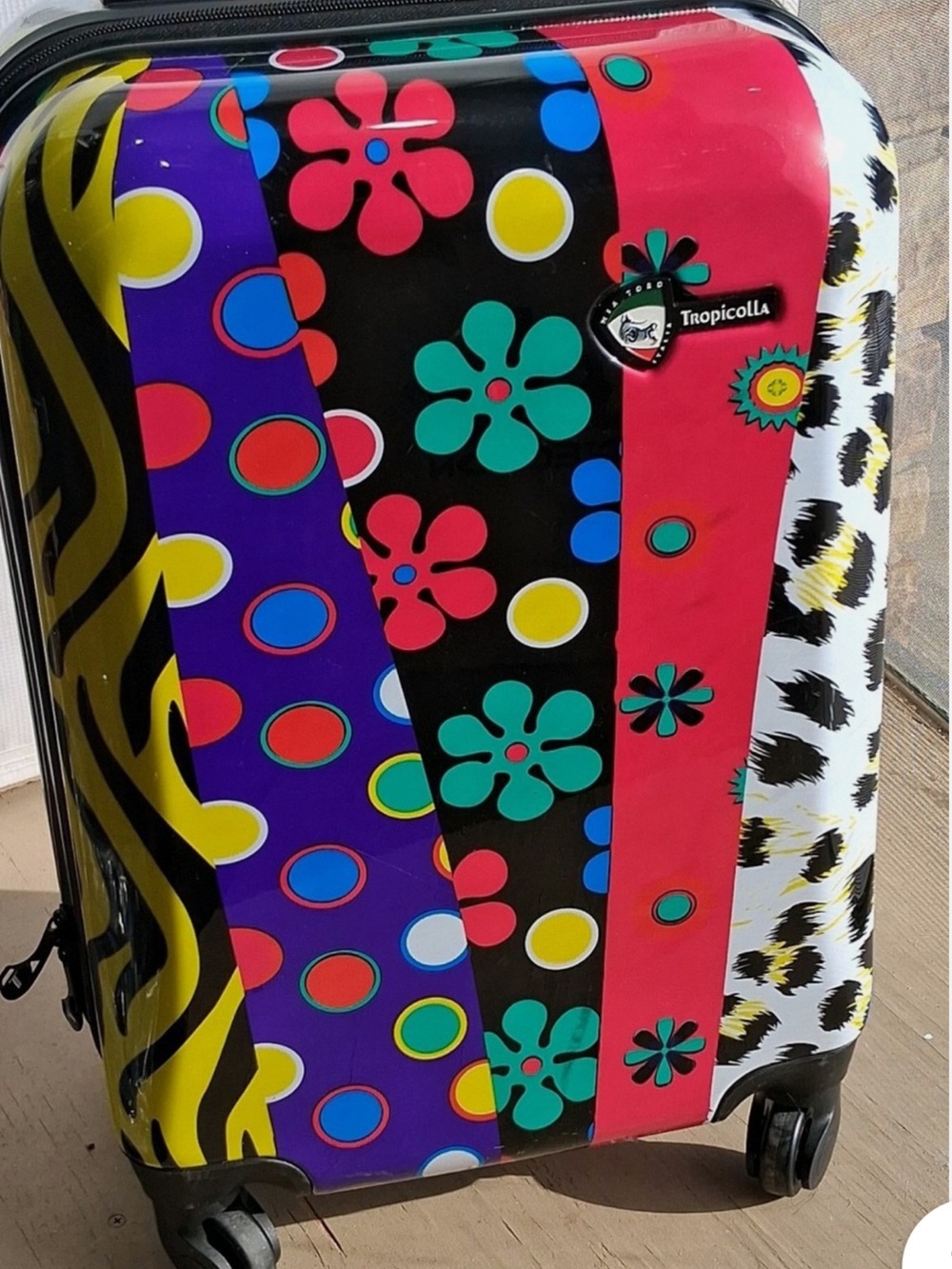 tropicolla Mia Toro .Hard-Shell Luggage - Multicolor made in Italy